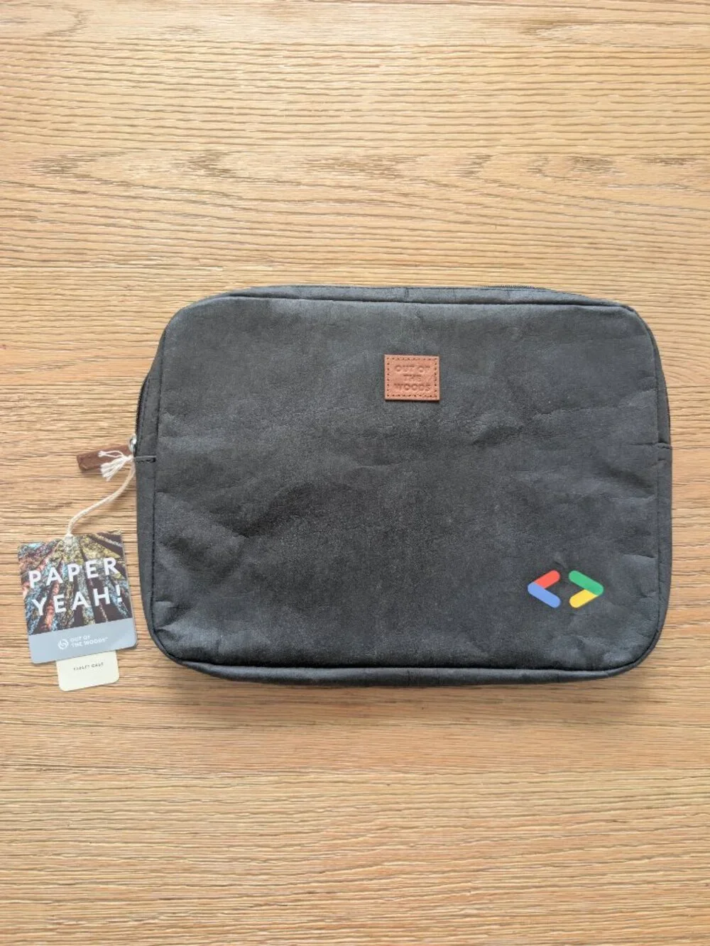 Google Developers branded Out of the Woods laptop / tablet sleeve - new with tag